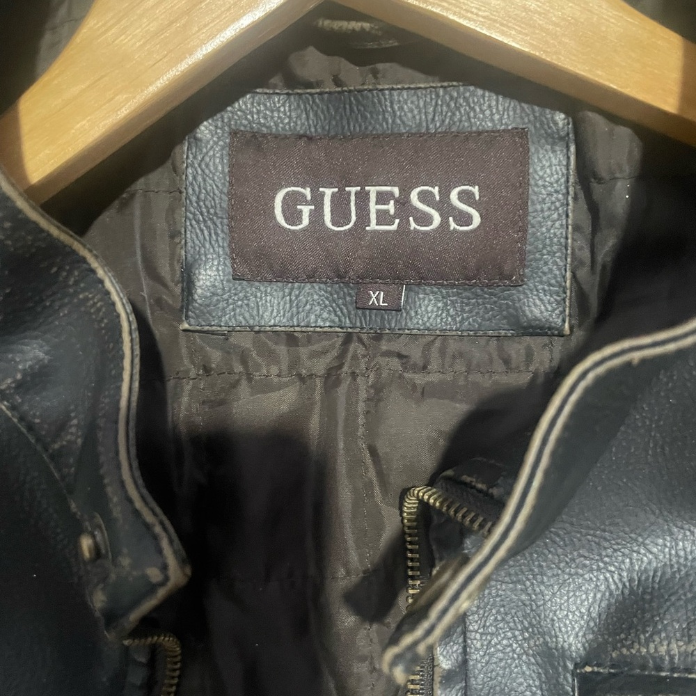 Prefect condition Guess leather jacket, size XL.